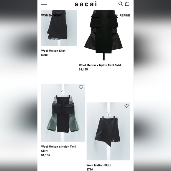 SACAI Tuxedo Wool blend Suiting Shorts! Black. HOLTS US Approx 6/8 US sizing. - Picture 9 of 16